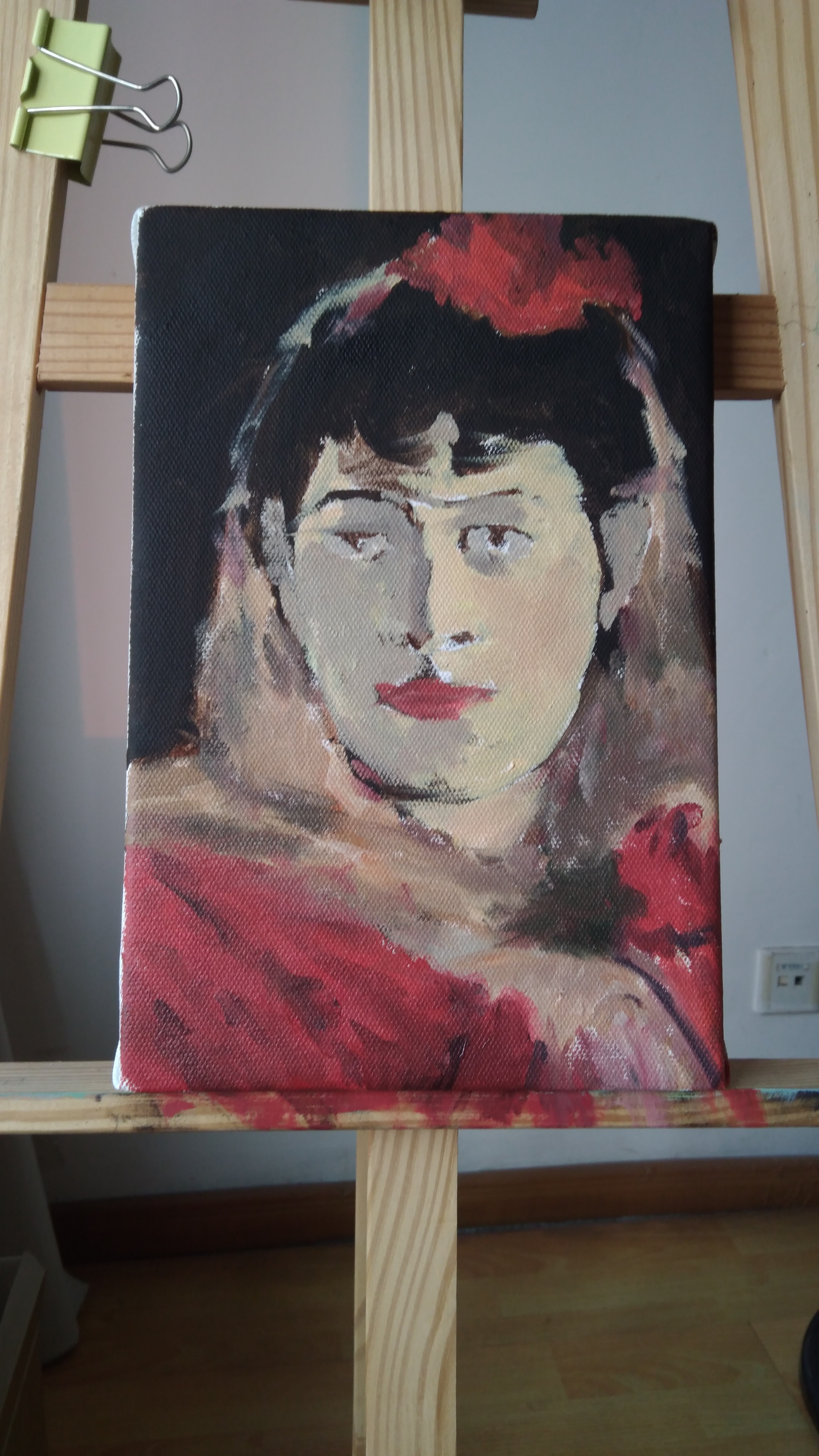 马奈人像临摹|纯艺术|油画|gaojianhua - 原创作品 - 站酷 (zcool)