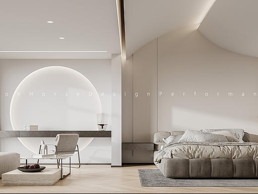 CR作品—白龙马效果图