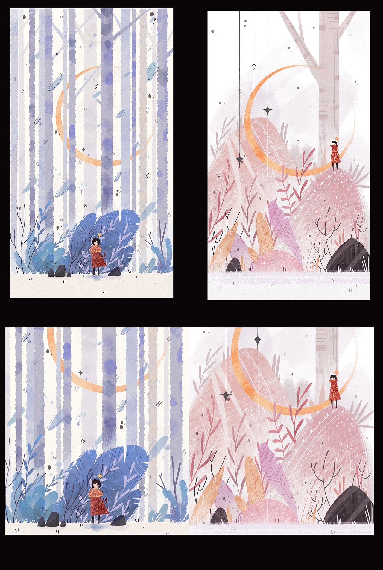 2021插画练习总结（图ZMjg1MTA2MjYw） - 商业插画 - 站酷设计师盒砸1原创素材 - 站酷ZCOOL