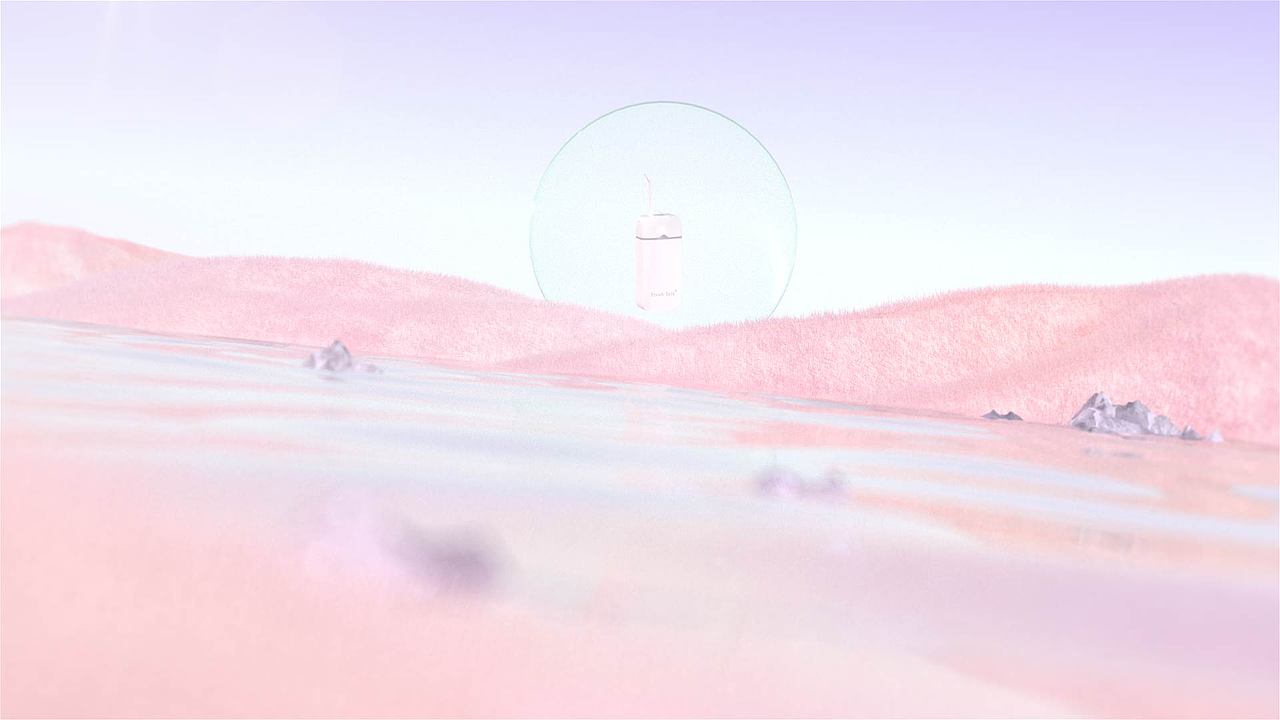 【电动冲牙器】高频脉冲，洁净颜值统一在线！