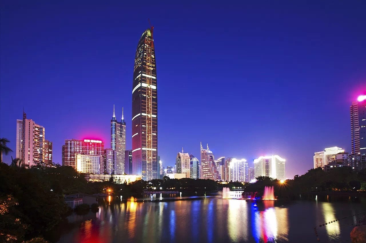 深圳夜景真实图片