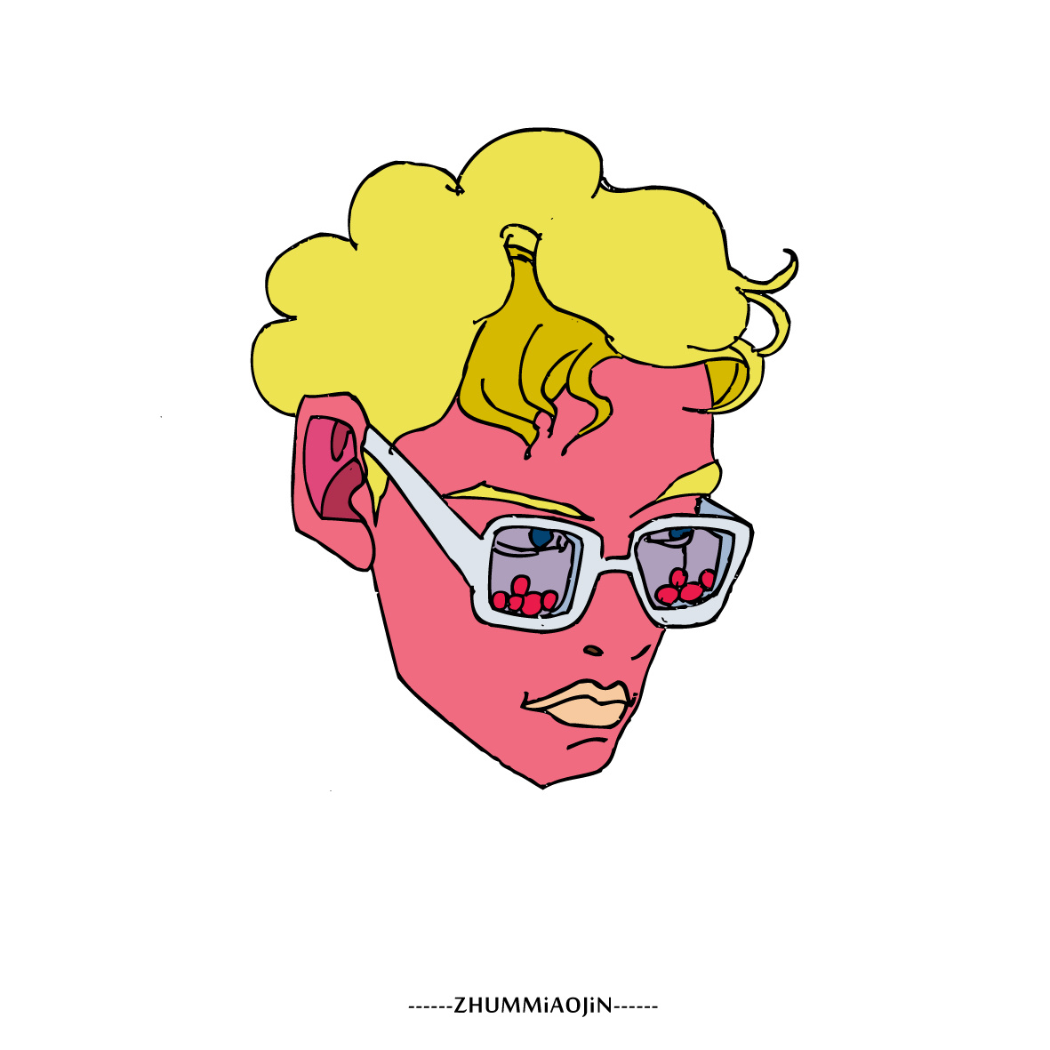 一组不潮酷的小头像|插画|涂鸦/潮流|古润 - 原创作品 - 站酷 (zcool)