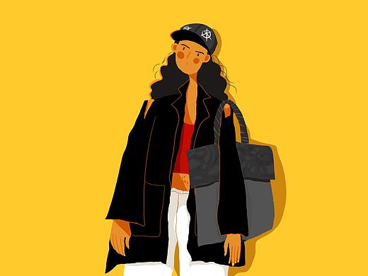 每日穿搭1（个人主页-ZMzY4MjgxODA=） - 创作习作 - 站酷设计师别理这个双马尾原创素材 - 站酷ZCOOL