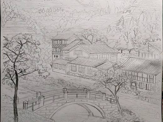 A3手绘｜春日乡村的风景⑥