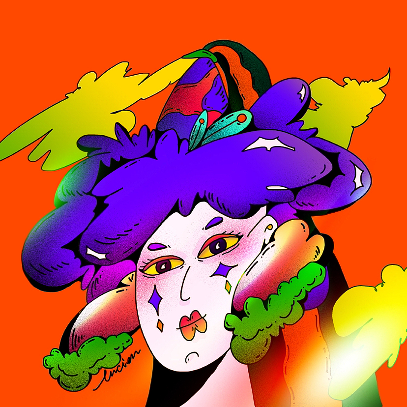 插画人像0006（图ZMzI5MjE5MzI4） - 新锐潮流插画 - 站酷设计师卢锡安钠原创素材 - 站酷ZCOOL