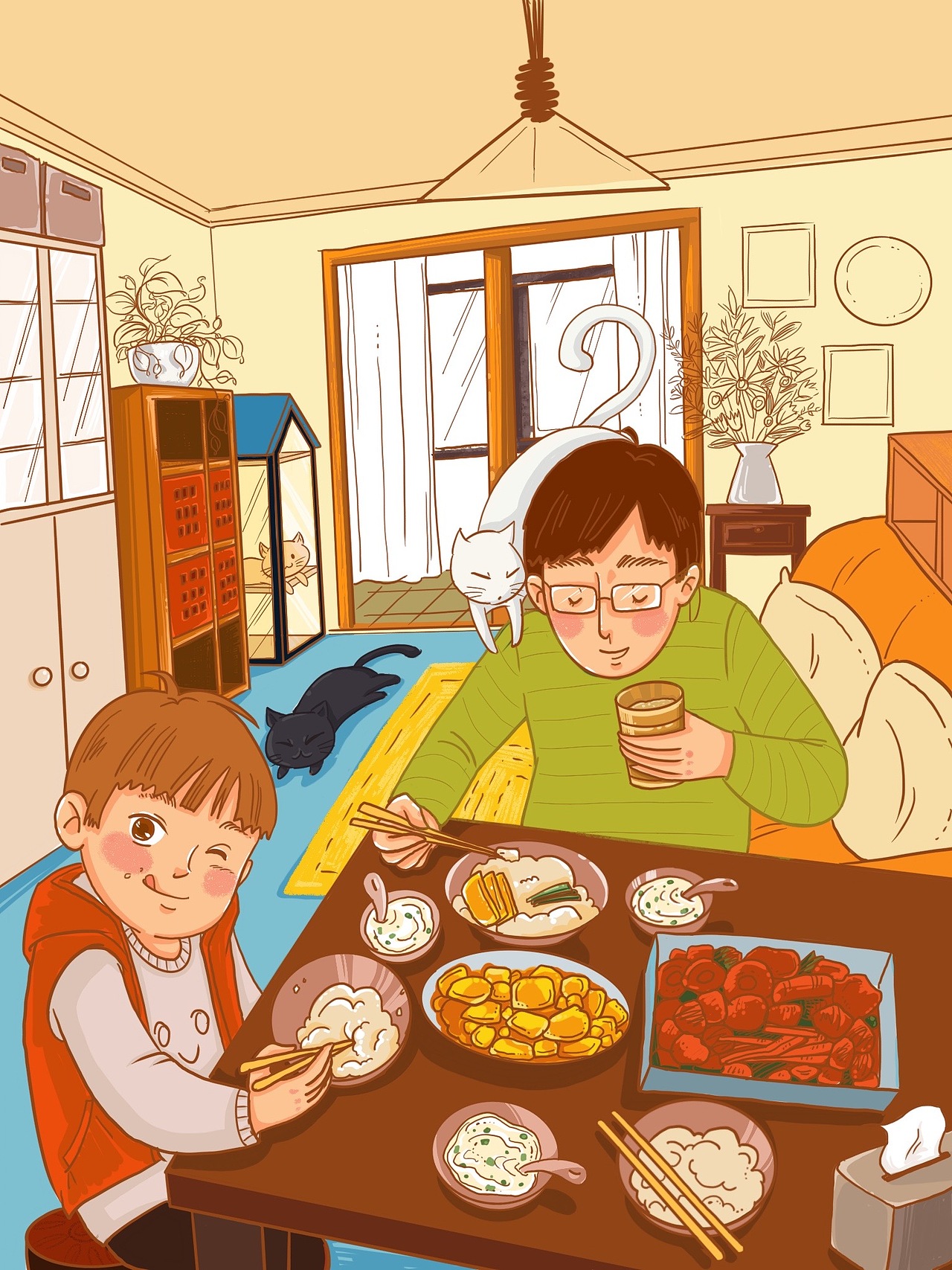你是我的幸福吗？（图ZMjM3MTYwNzAw） - 儿童插画 - 站酷设计师笑笑Ashley原创素材 - 站酷ZCOOL