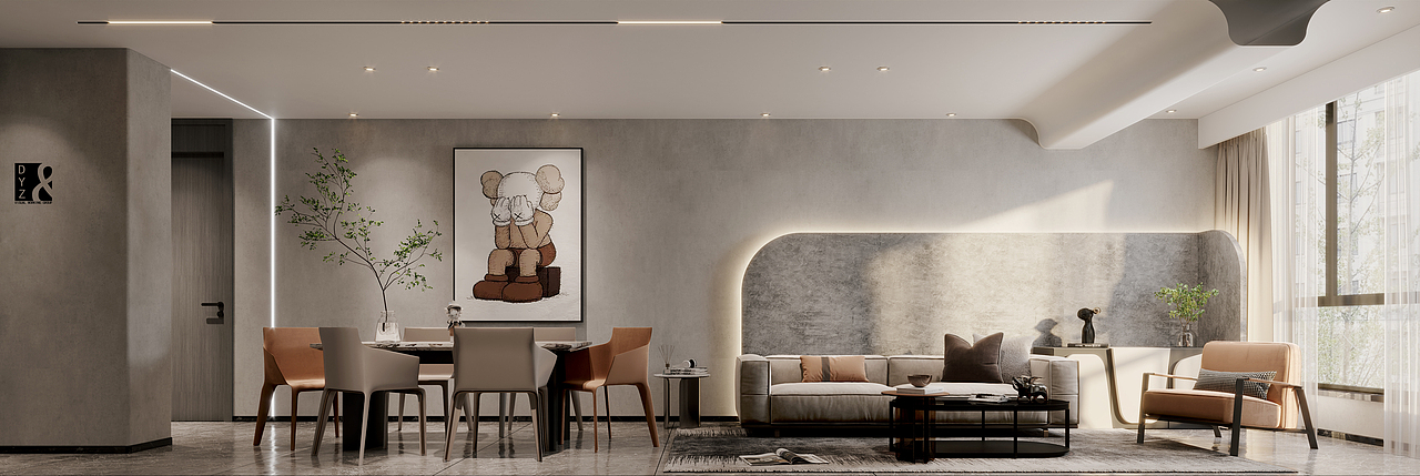 DYZ-现代空间（图ZMjU3NDQ3Mjgw） - 家装设计 - 站酷设计师DZvison原创素材 - 站酷ZCOOL