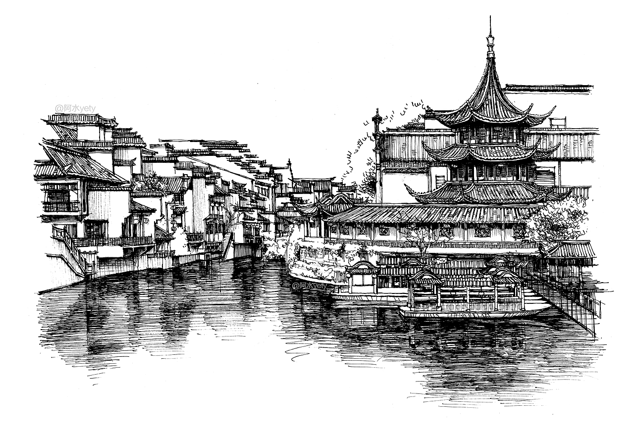 ♪ 第一次画纯水彩 lǔ nì fà fà（图ZODkyNjY3NjA=） - 绘画 - 站酷设计师阿水yetty原创素材 - 站酷ZCOOL