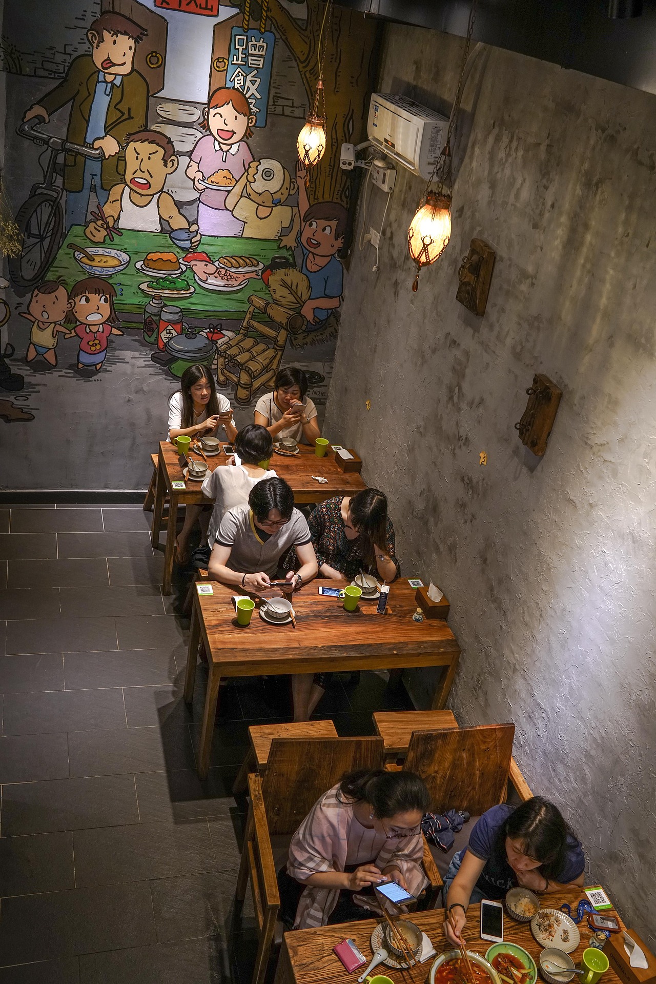 蹭饭川菜壁画（图ZMjQxMTE4Mjky） - 商业插画 - 站酷设计师马梁OK原创素材 - 站酷ZCOOL