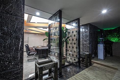 天邦集团办公室董事长办公室休闲区