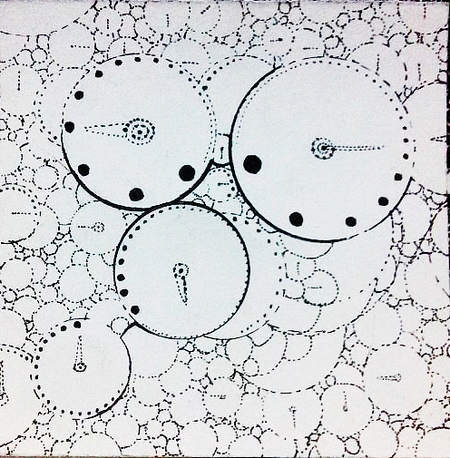 平面构成的课,哎,一个点一个点的点,大一的自己好有耐性啊