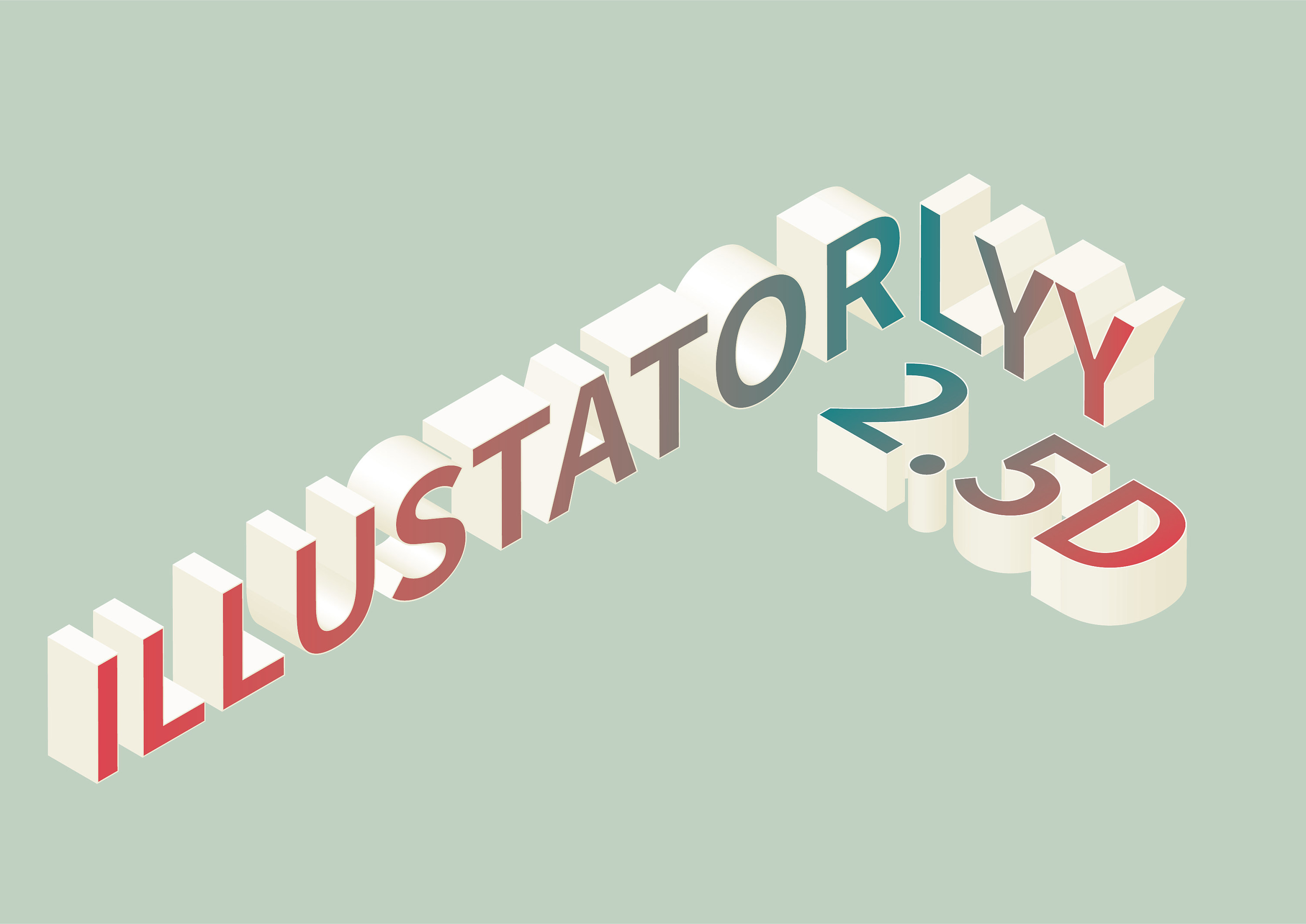 5d立体线框渐变文字|平面|字体/字形|伊阿布布 - 临摹作品 - 站酷