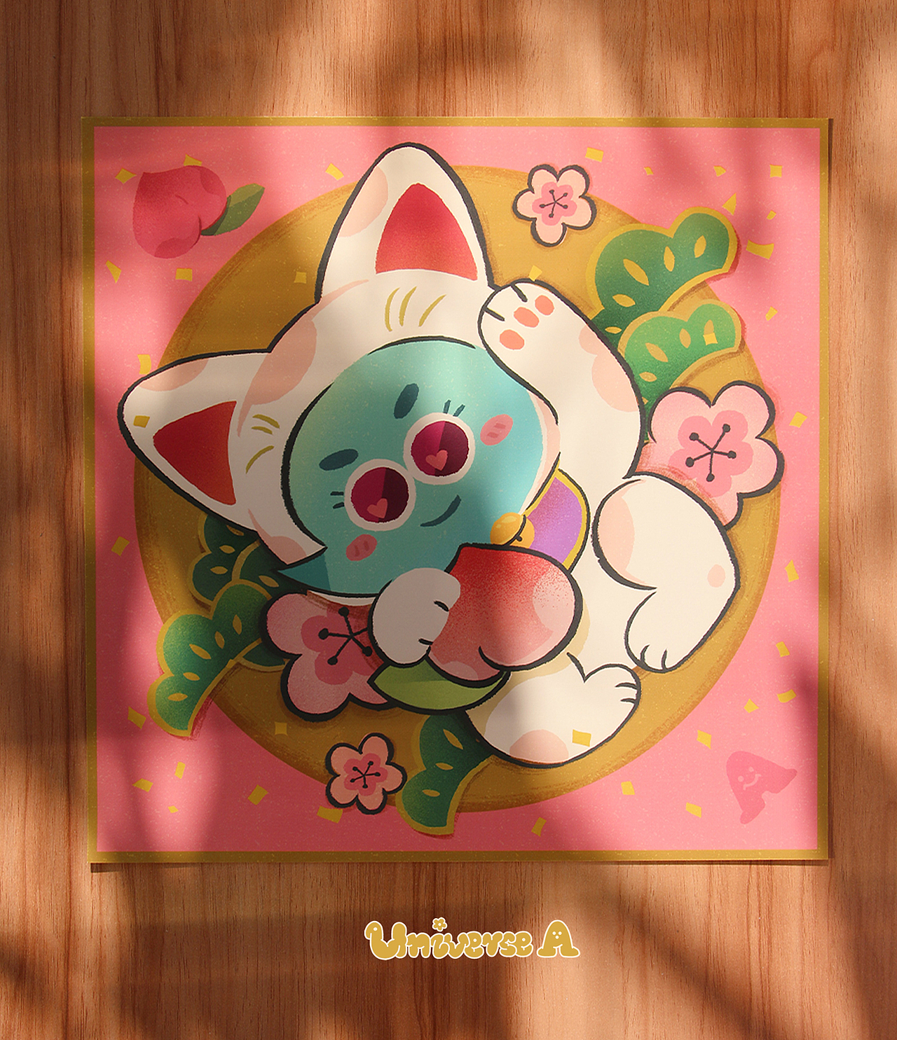 新年招贴：💰發财Buff & 恋爱Buff🍑（图ZMTkyODc1Mzgw） - 新锐潮流插画 - 站酷设计师uinzhao原创素材 - 站酷ZCOOL