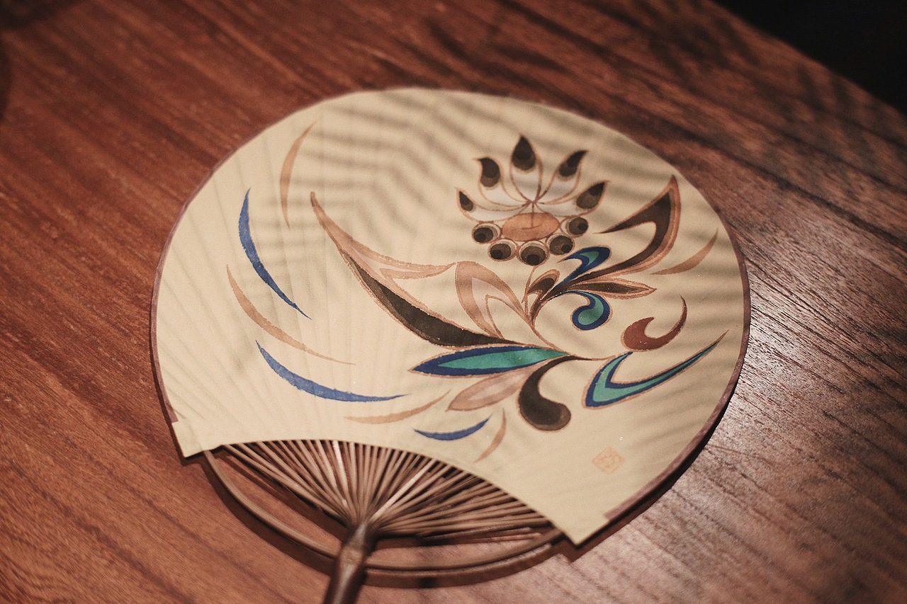 敦煌纹样小团扇