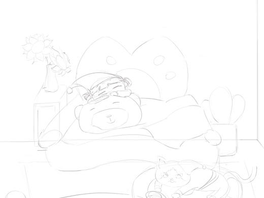 第三期—步骤图（线稿）（个人主页-ZNjE0ODIyNjQ=） - 创作习作 - 站酷设计师火路里原创素材 - 站酷ZCOOL