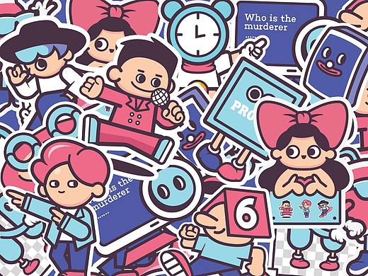 Cartoon design-Who's the murderer