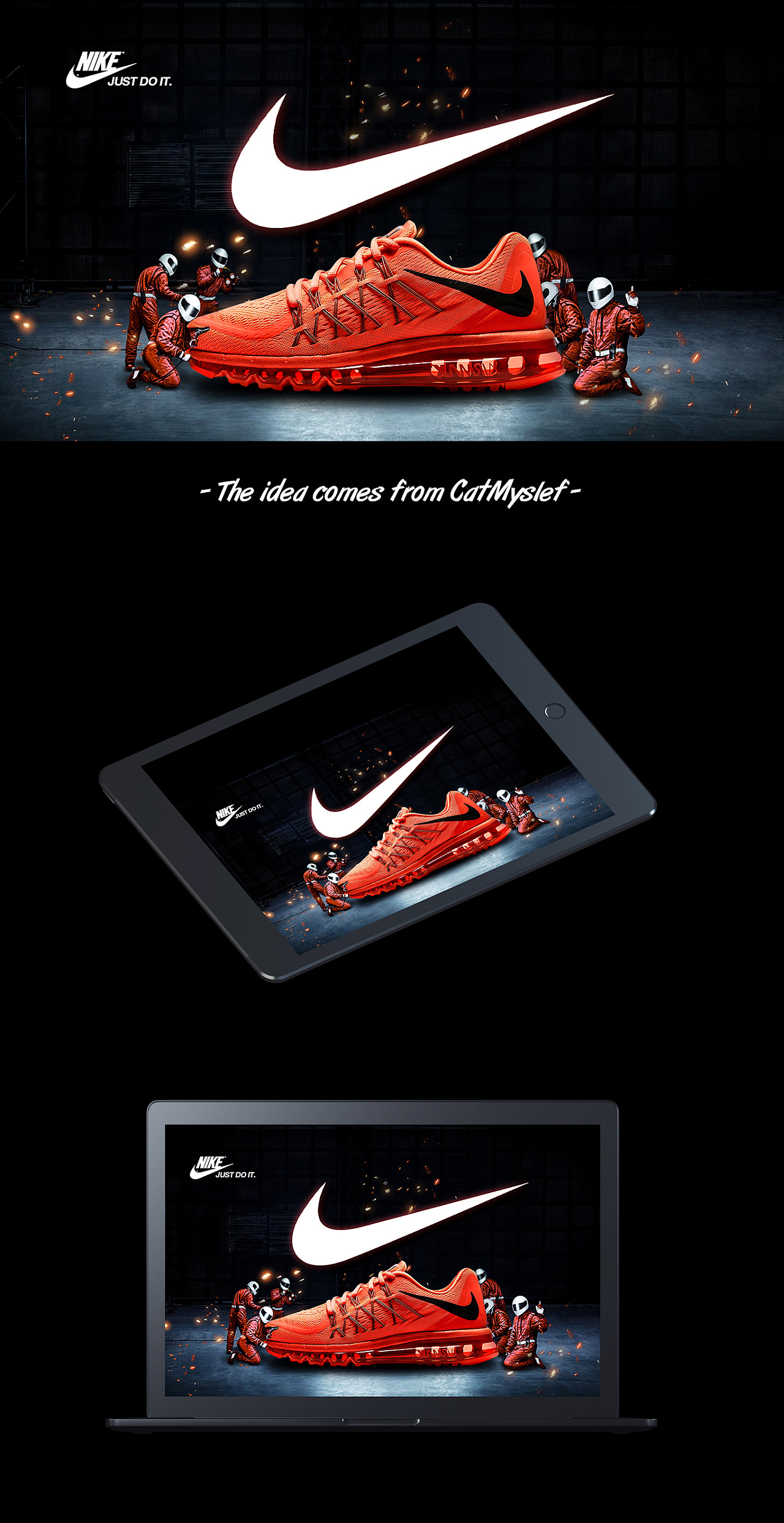 Nike耐克平面广告-古田路9号-品牌创意/版权保护平台