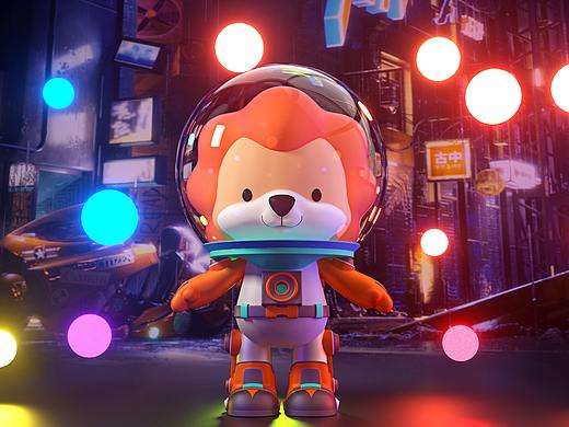 苏宁狮子形象改造