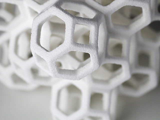 3d打印白色尼龙.