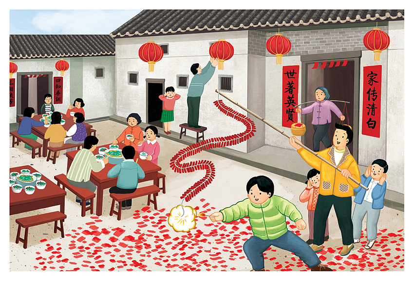 客家风情明信片和立体装置（图ZMjg0ODM1NzY=） - 商业插画 - 站酷设计师跳叫板原创素材 - 站酷ZCOOL