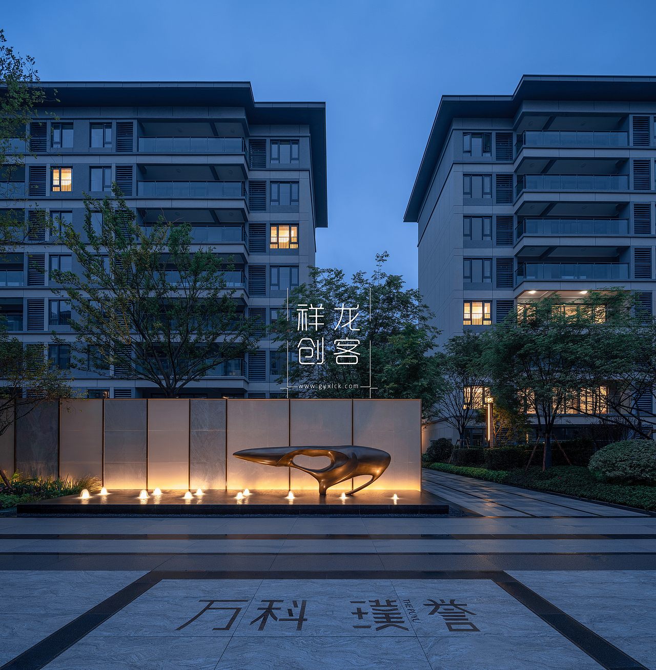 万科璞誉洋房交付园林建筑空间摄影(贵阳)