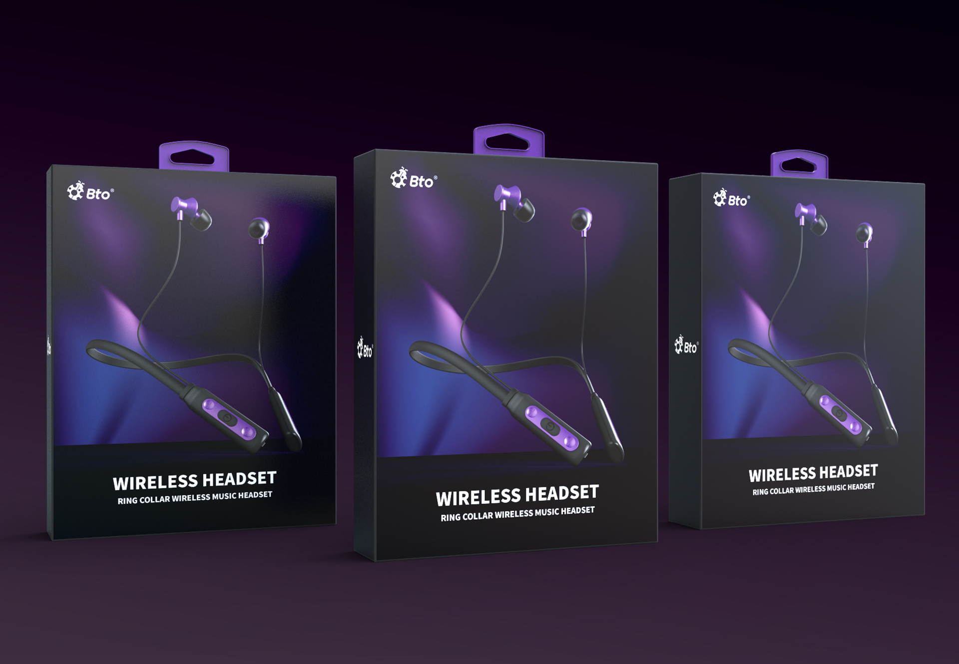 bto / 无线蓝牙耳机包装设计