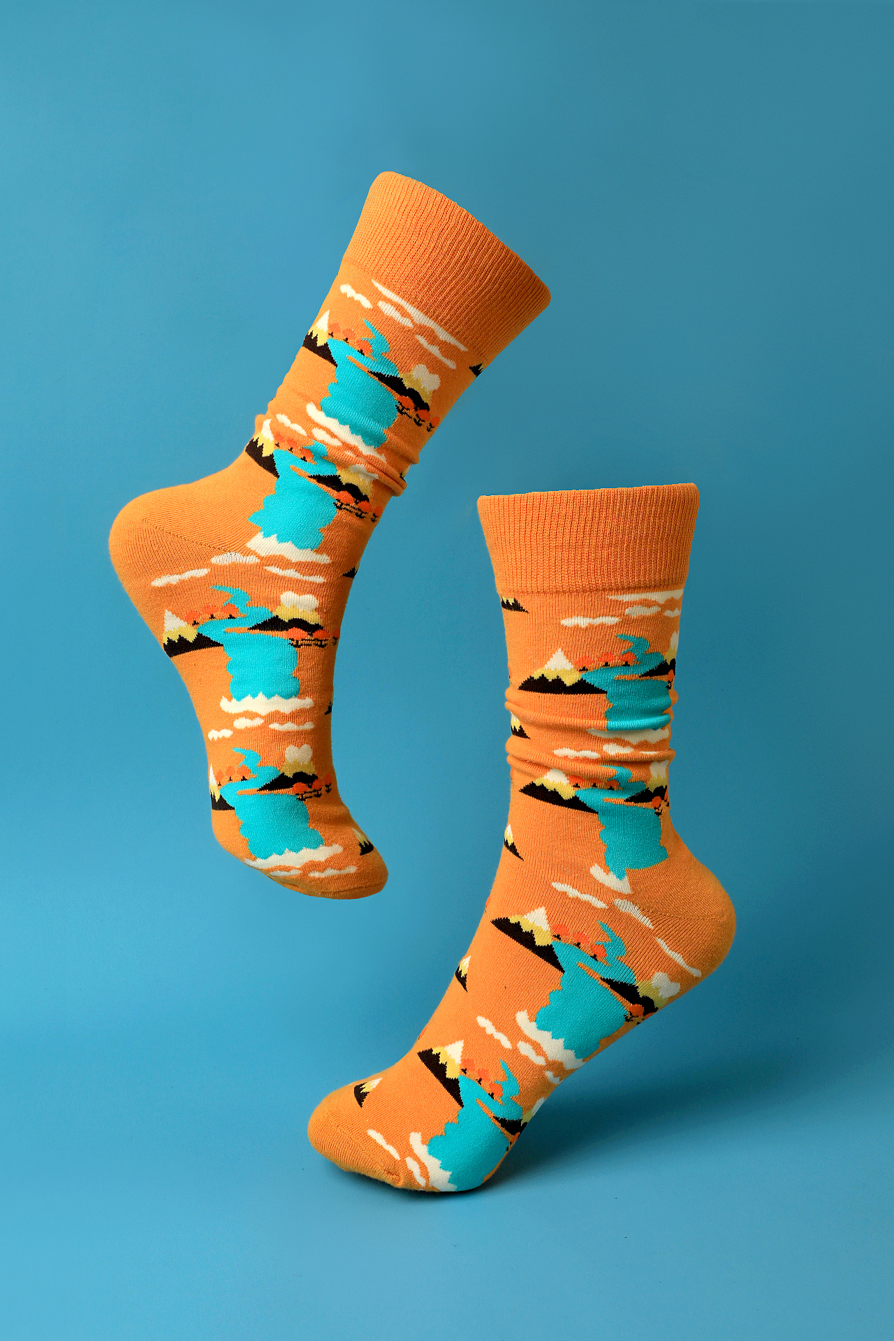 花袜子创意拍摄