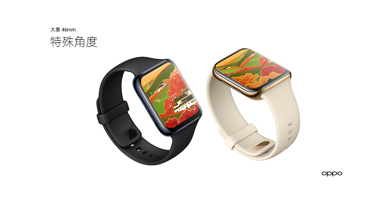 《诗者的四季》中国风国潮 oppo Watch表盘设计（图ZMjA3OTA2NTg0） - 商业插画 - 站酷设计师蔡小羊咩原创素材 - 站酷ZCOOL