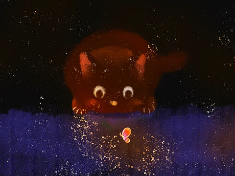 随手画的猫猫壁纸