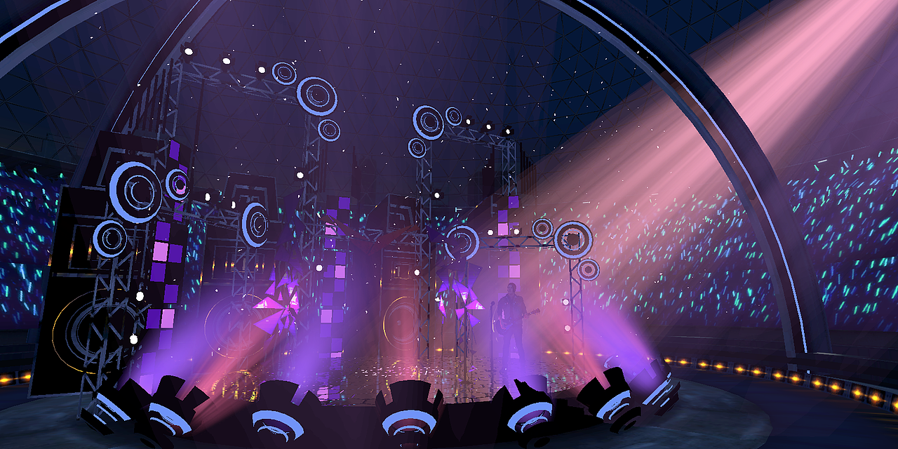 vr场景沉浸式舞台
