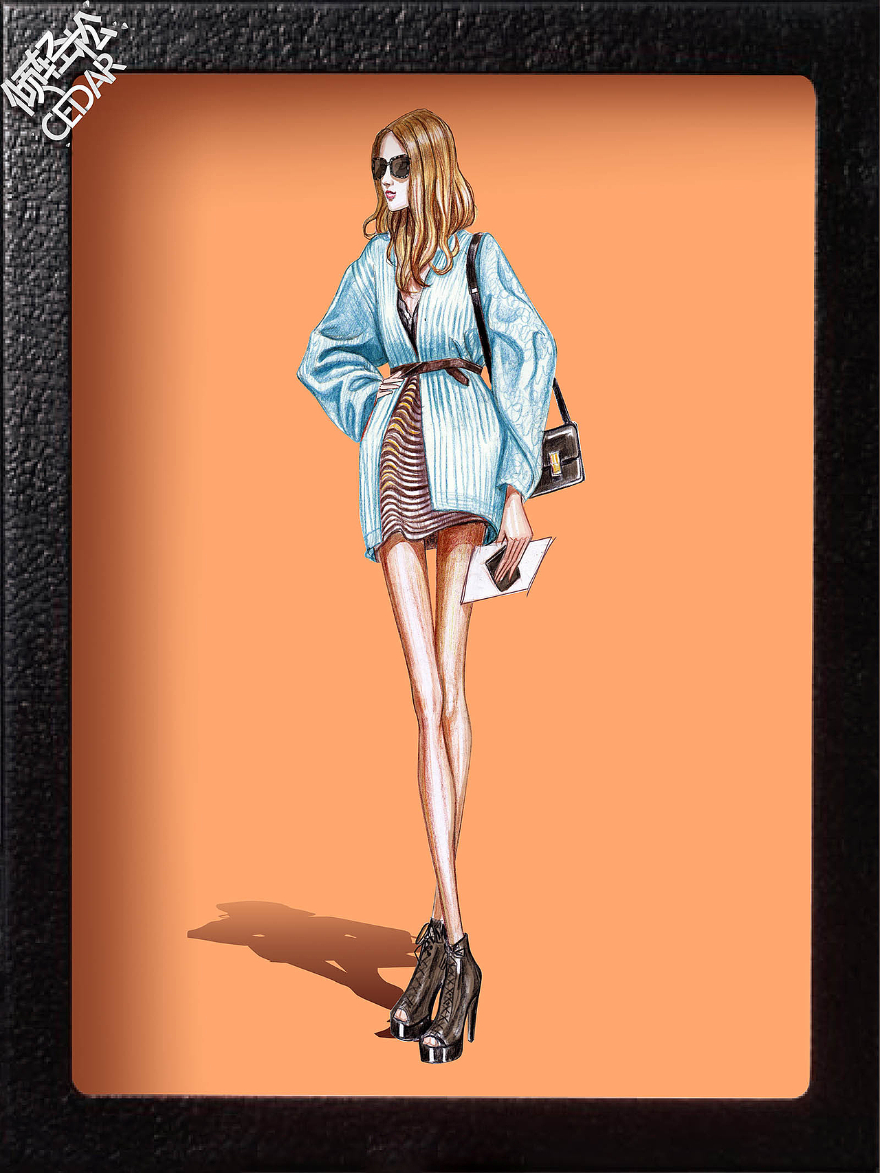 服装插画（图ZMjgyMzU5MDQ=） - 休闲/流行服饰 - 站酷设计师倾轻松原创素材 - 站酷ZCOOL
