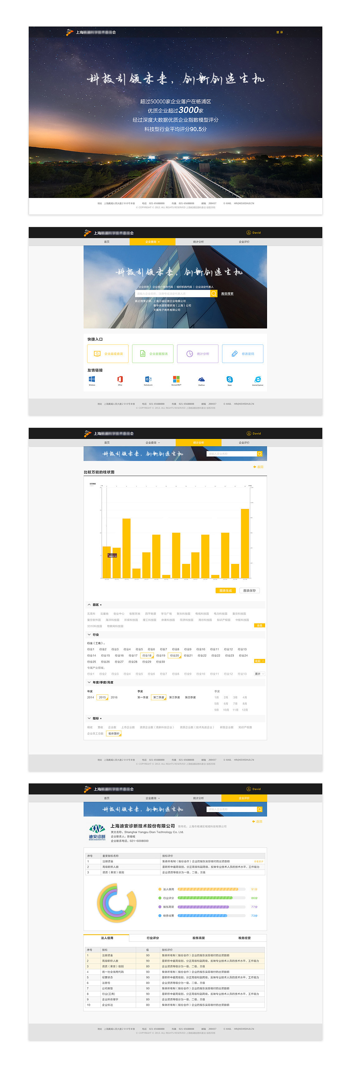 科委会网站设计（图ZNzMwMjMzMDA=） - 企业官网 - 站酷设计师Monica咔咔原创素材 - 站酷ZCOOL