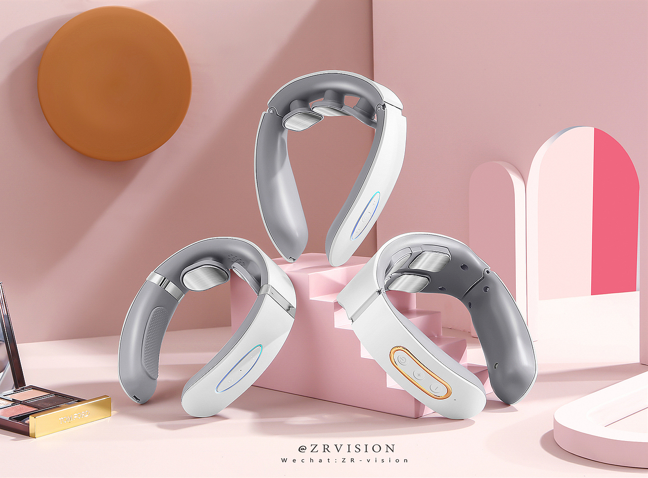 颈椎按摩器颈部按摩仪多功能脖子电动按摩理疗热敷神器