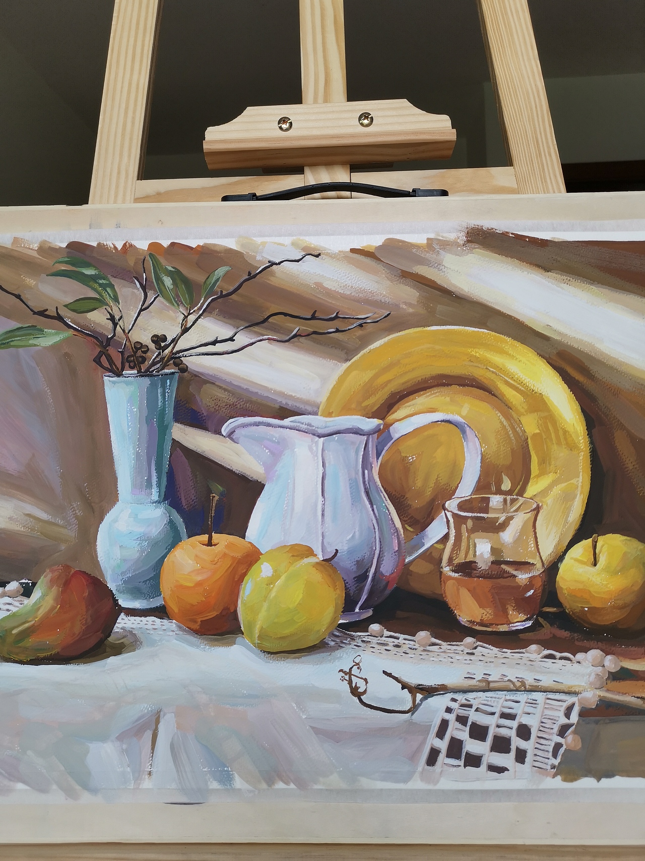 artoil painting水粉静物基础美术绘画statement: all the content