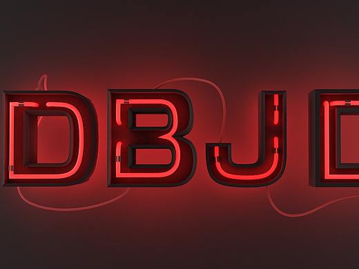 C4D练习霓虹灯效果（个人主页-ZMjc4OTg4MDA=） - 其他三维 - 站酷设计师alu5566原创素材 - 站酷ZCOOL