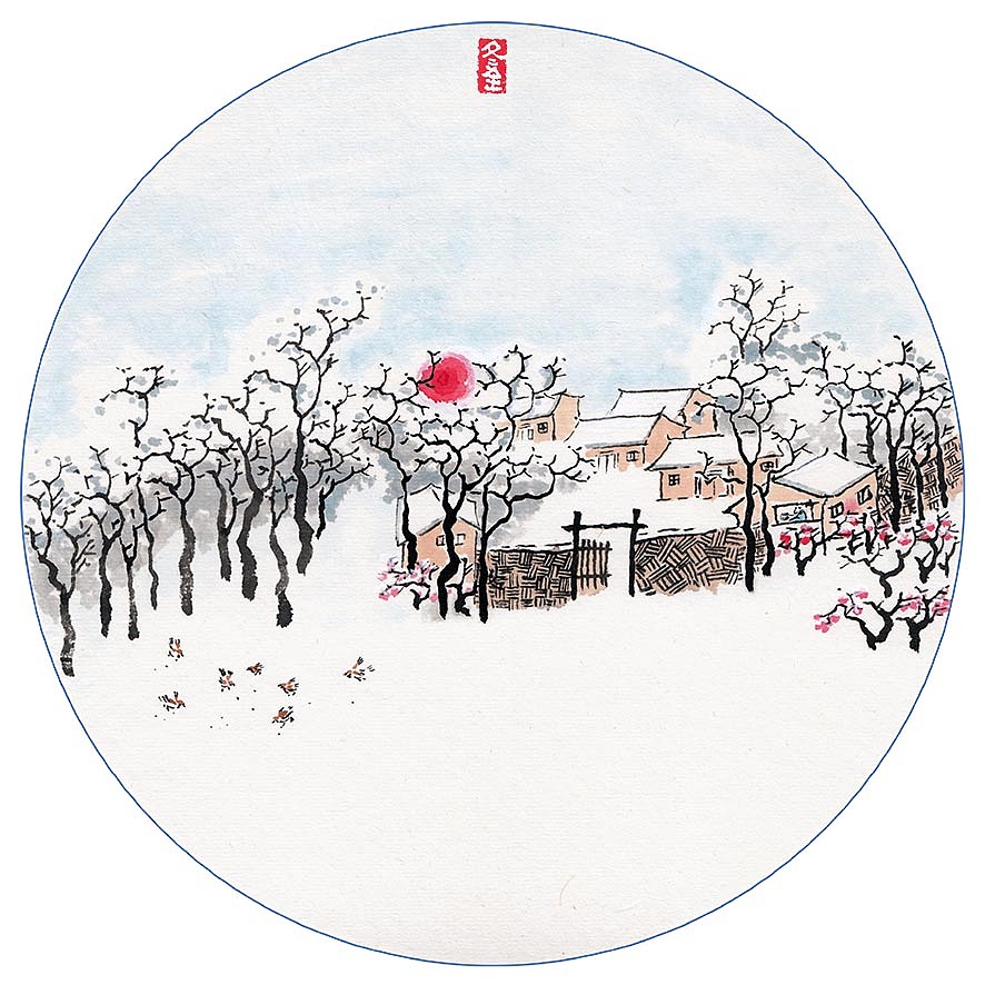 二十四节气冬季篇（图ZMTU0MTMyMTA4） - 商业插画 - 站酷设计师青澍原创素材 - 站酷ZCOOL