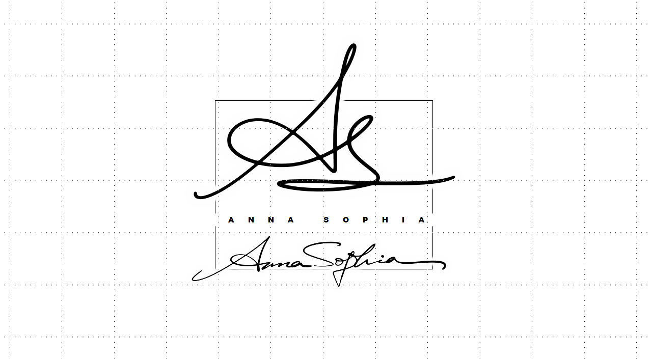 英文签名设计丨英文手写标志丨signature logo design