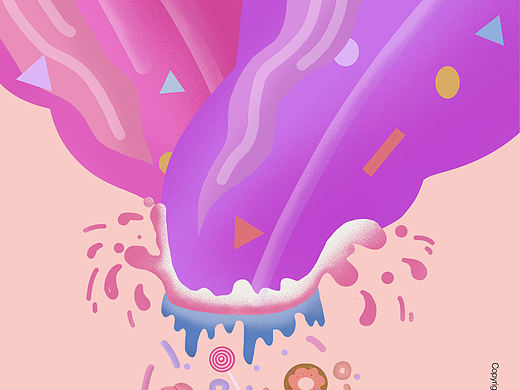 甜甜的（个人主页-ZNjAyODUwMTY=） - 艺术插画 - 站酷设计师果粒shy原创素材 - 站酷ZCOOL