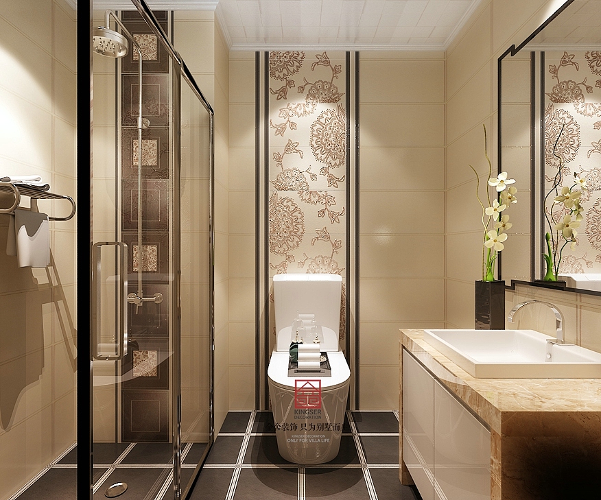 金舍装饰-保利花园87平米装修效果图-简约风格-两居室装修