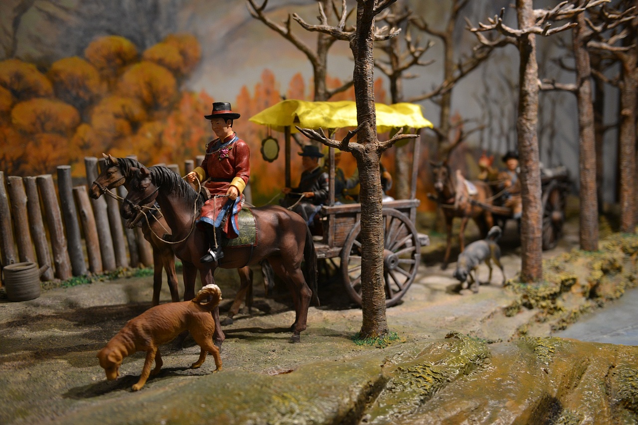 56个民族婚俗微雕2