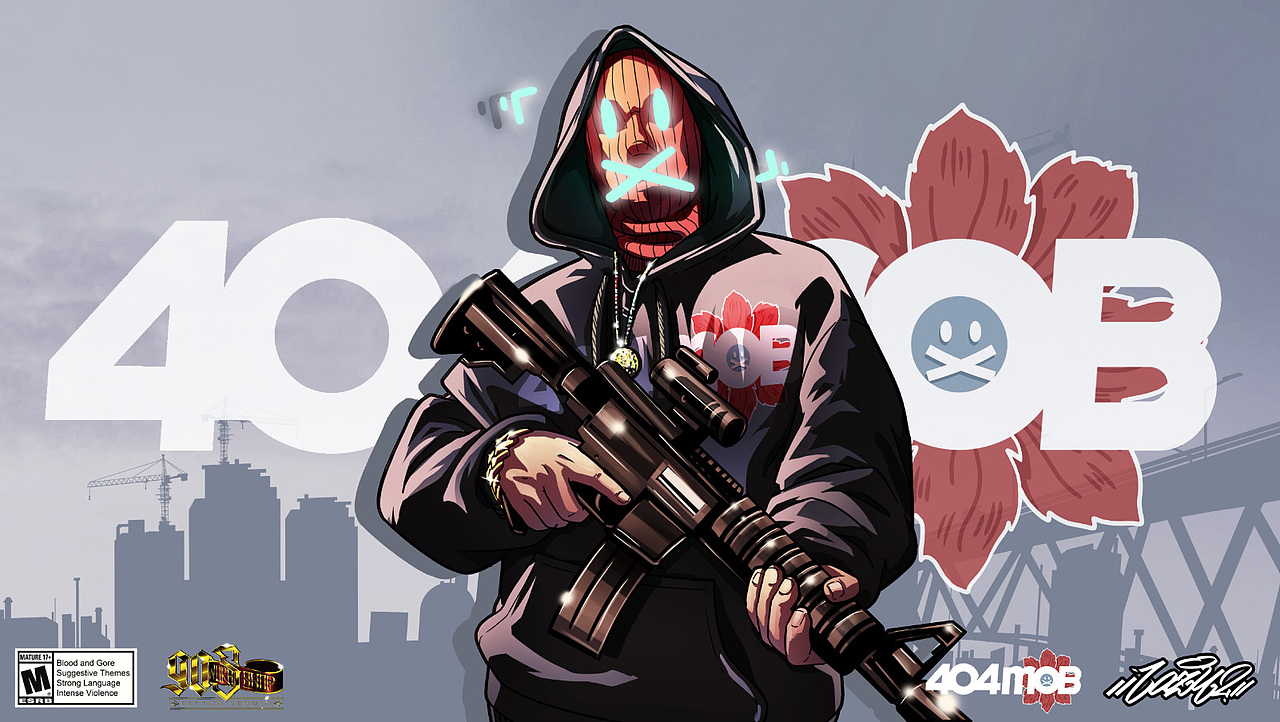 原创gta匪帮人物插画（图ZMjQwMTY2MDIw） - 新锐潮流插画 - 站酷设计师lazylazyyyyy原创素材 - 站酷ZCOOL