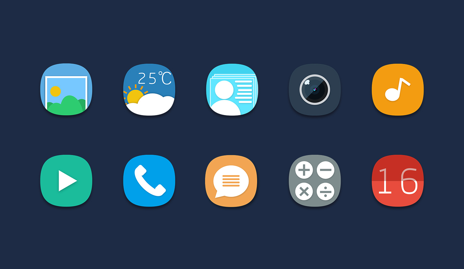 扁平化风格应用图标|ui|图标|violetsang - 原创作品 - 站酷 (zcool)