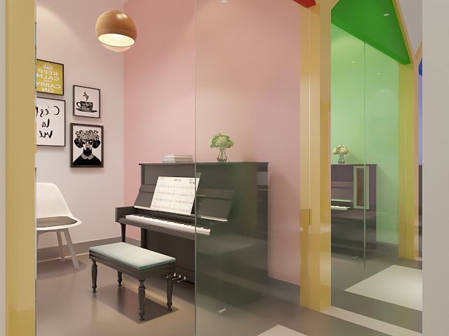 成都舞蹈学校装修设计案例分享-成都培训学校装修设计