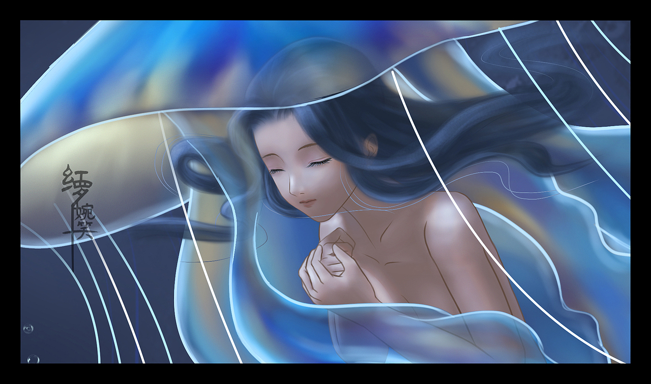 水母拟人女孩（图ZMjA2ODc4NDM2） - 创作习作 - 站酷设计师红罗婉笑原创素材 - 站酷ZCOOL
