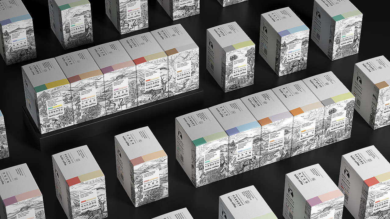 瑞幸精品挂耳咖啡包装系列插画设计（图ZMjE3Njc2NDEy） - 商业插画 - 站酷设计师张贇ILLUSTRATION原创素材 - 站酷ZCOOL