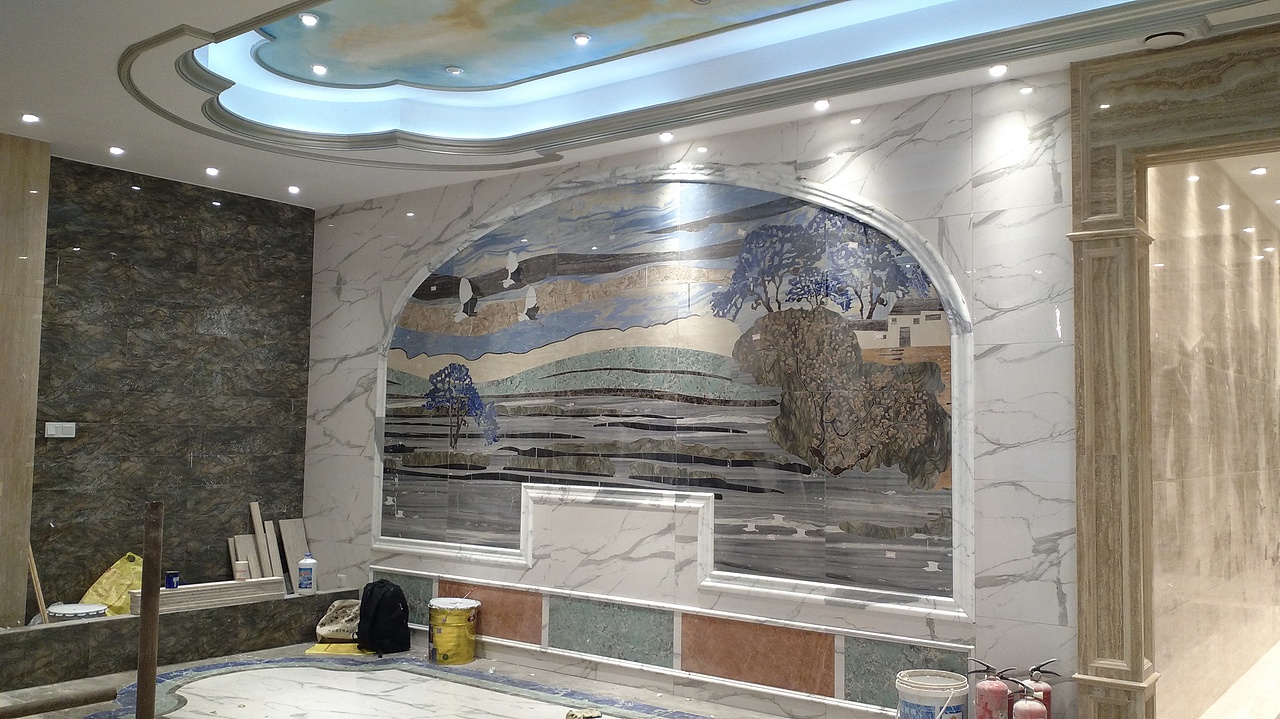 大师壁画作品——高端手绘墙画墙面装饰