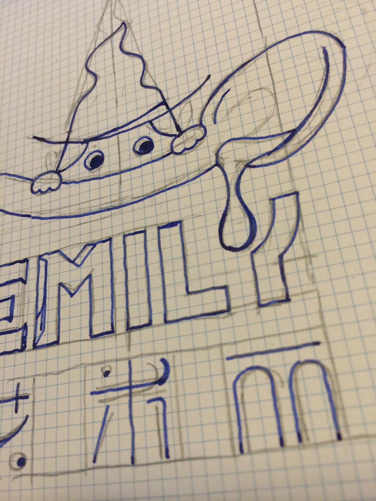 女巫标志设计全过程草图