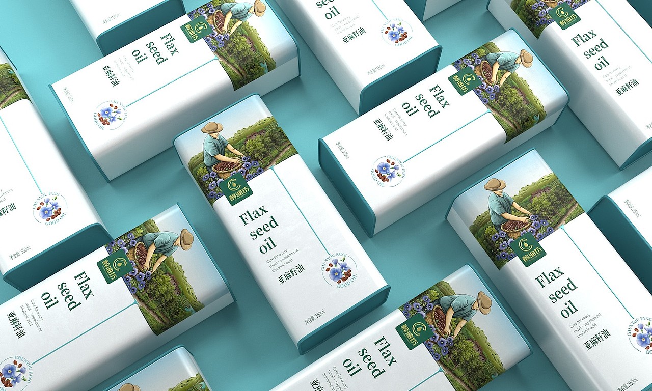 醇油坊亚麻籽油——徐桂亮品牌设计!