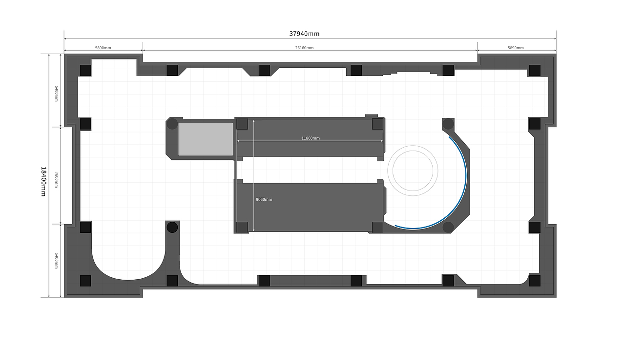 某金融展厅空间布局方案