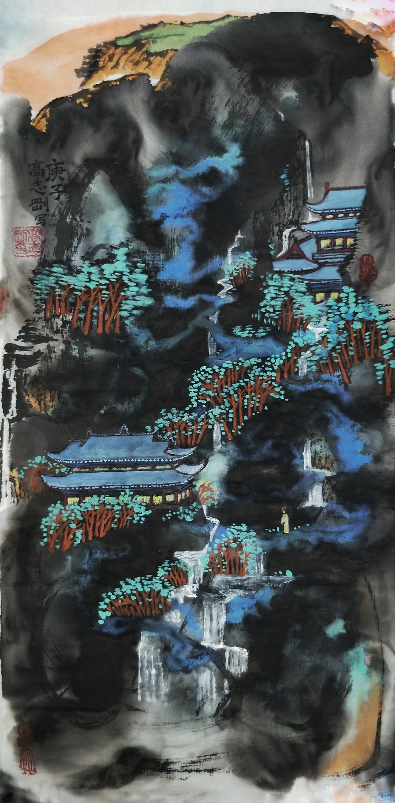 人间仙境（图ZMjgxNjk5OTQ0） - 绘画 - 站酷设计师书画经纪人原创素材 - 站酷ZCOOL